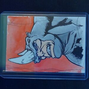 Upper Deck Marvel Masterpieces Sketch Rhino 1/1